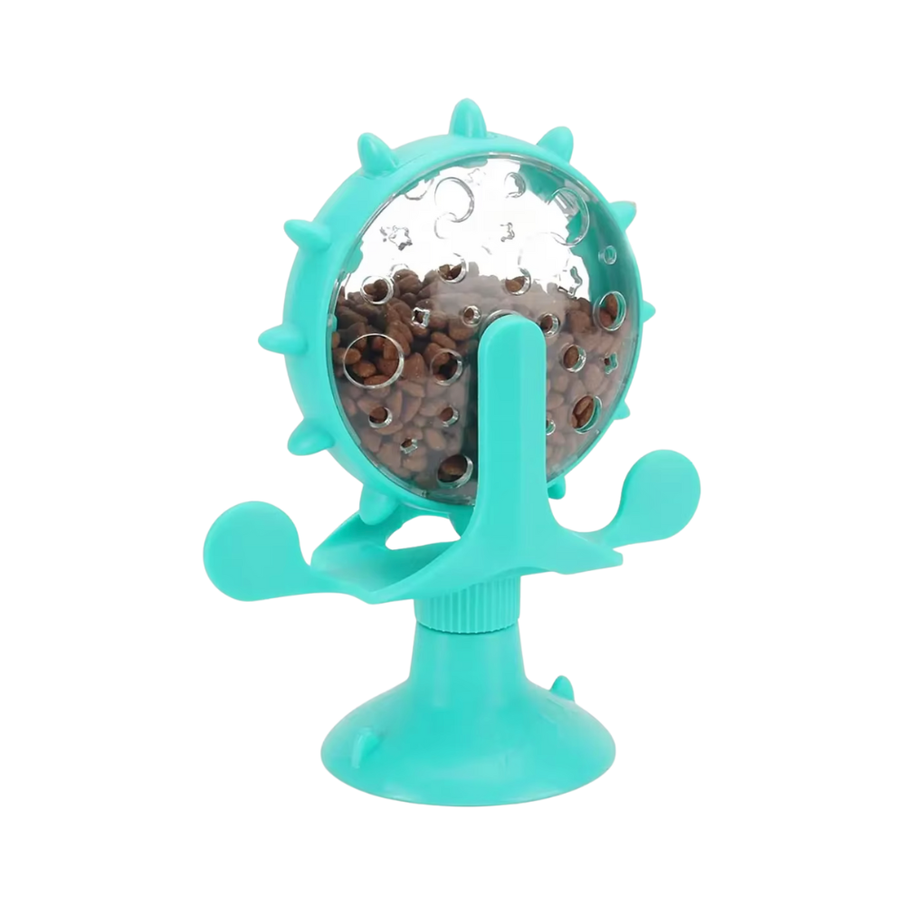 Voedsel Spinnende Windmolen Interactief Slow Feeder Speelgoed Voor Honden & Katten