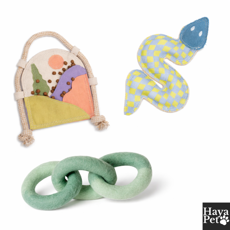 3-Delige Speelgoedbundel Voor Honden Met Puzzel- En Trekspeelgoed