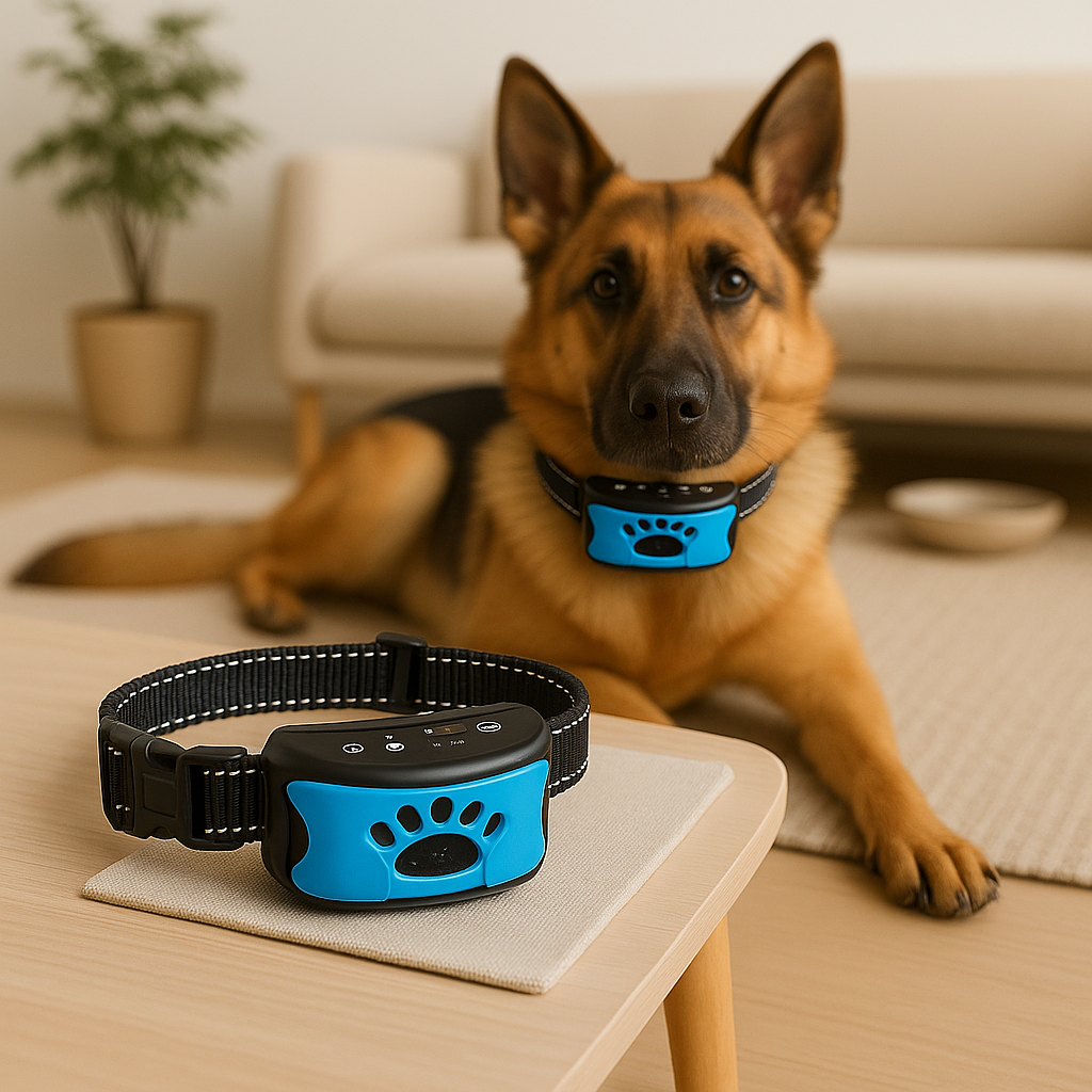 Anti-Bark Collar Safe Without Shock, Ultrasonic & Vibration, USB Rechargeable