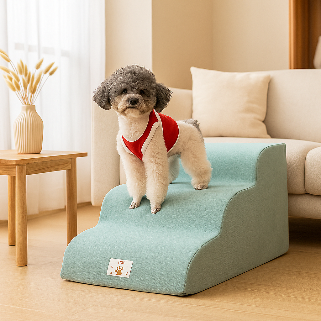Dog Steps Foam Stairs for Pain-Free Access to Furniture