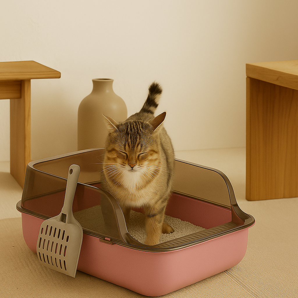 Litter Box Closed Design, Pull-Out Drawer & Stylish Design