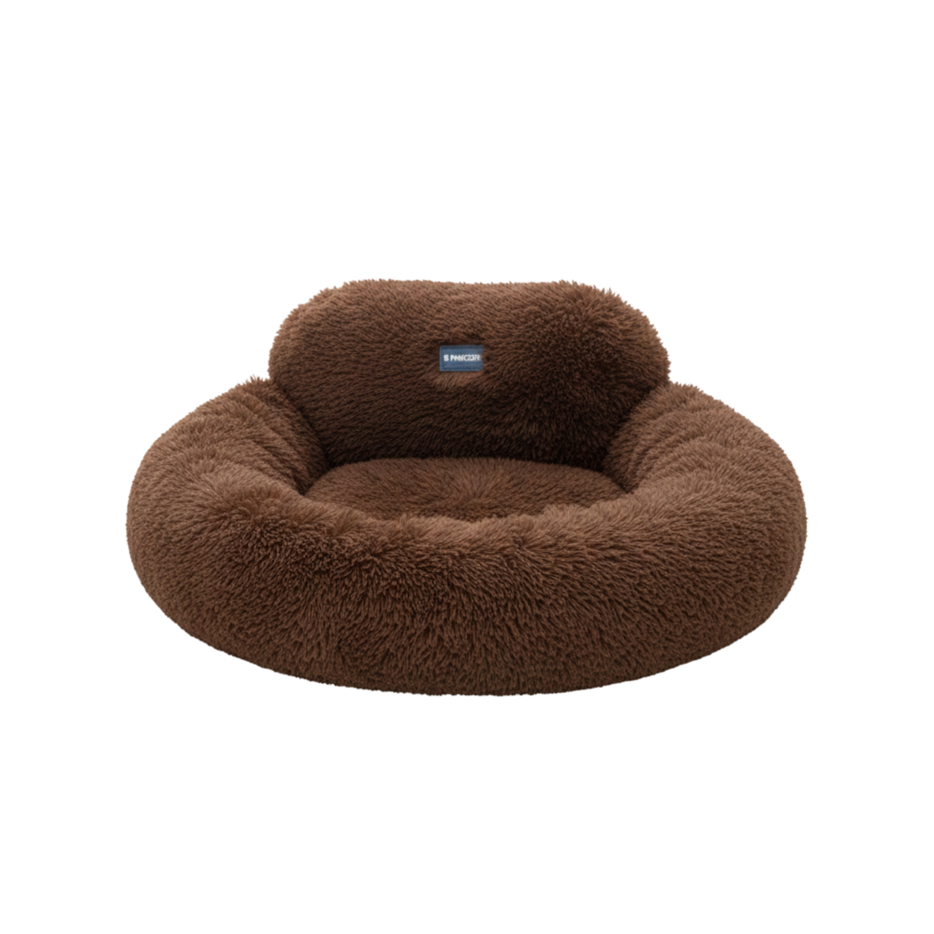 Honden en Kattenbed met Vachtstructuur | Antislip Onderkant