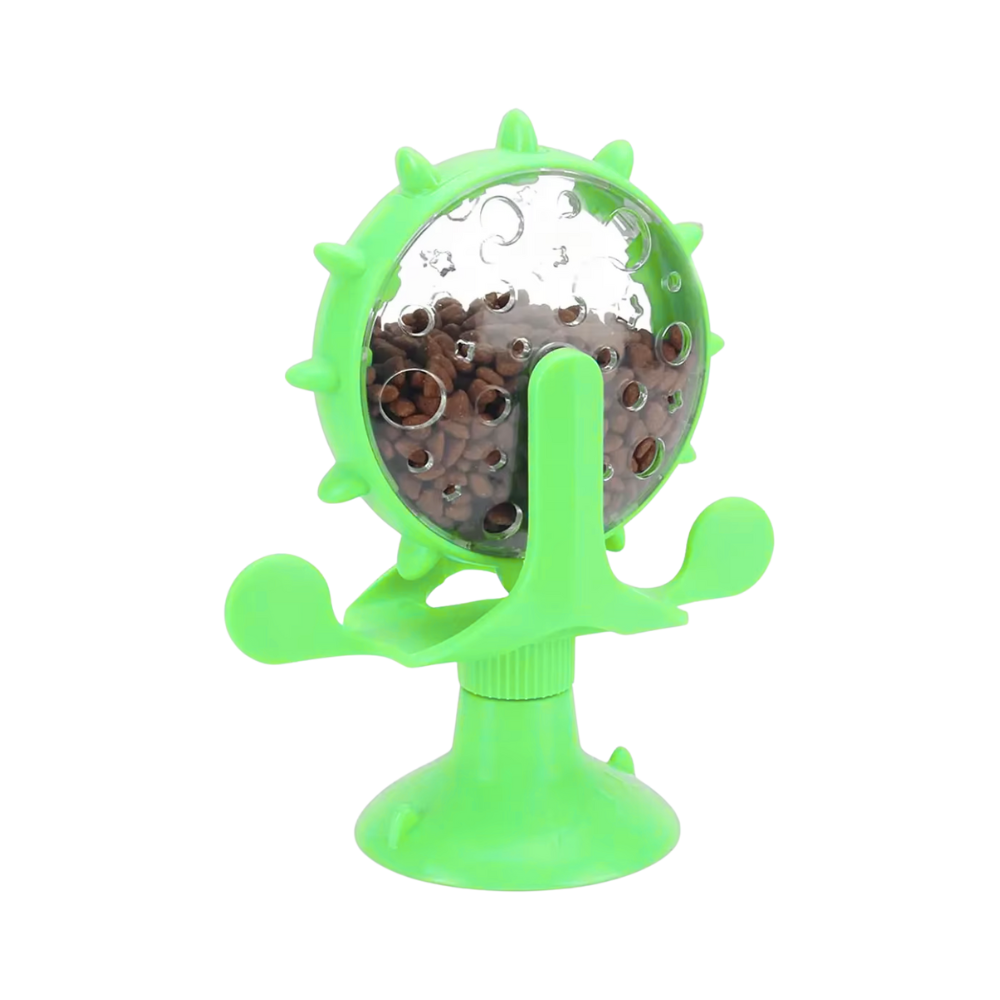Voedsel Spinnende Windmolen Interactief Slow Feeder Speelgoed Voor Honden & Katten