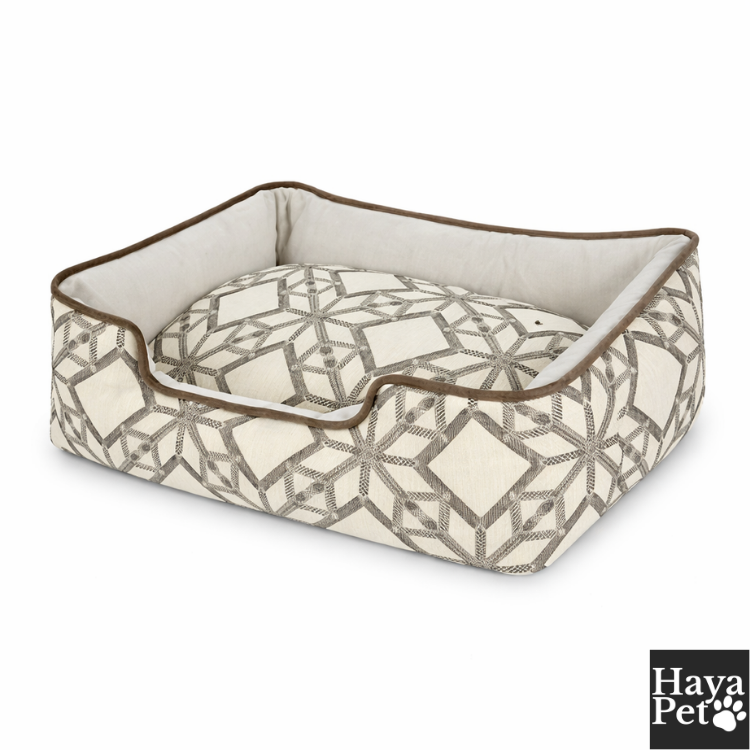 Dog Bed With Sun Pattern