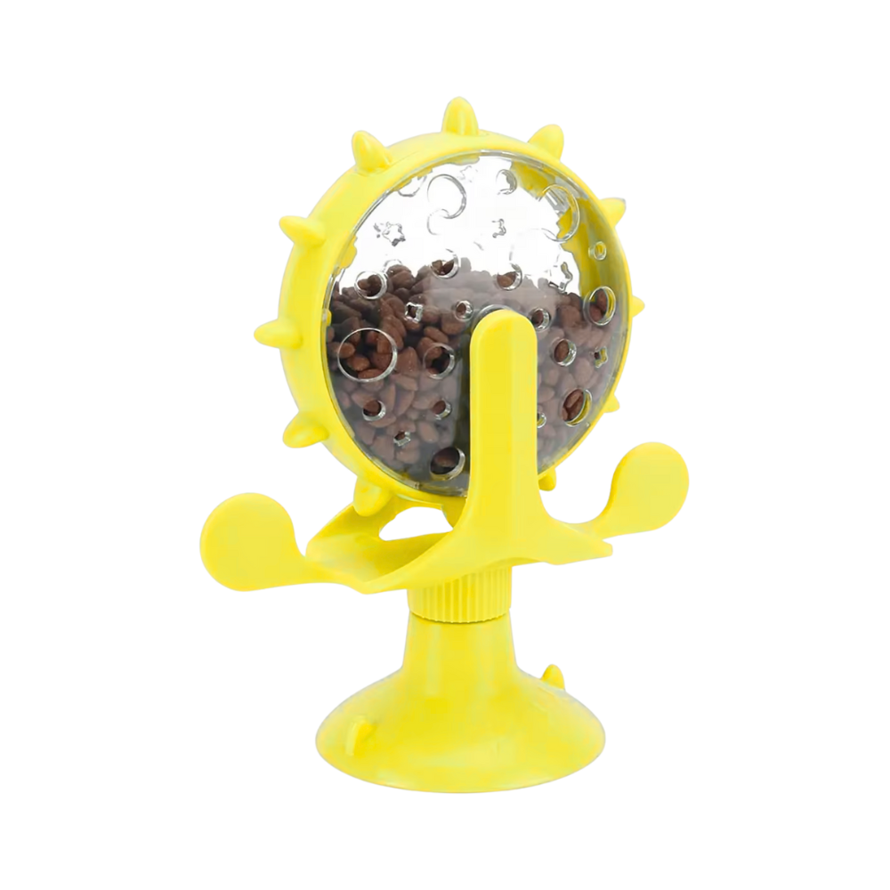 Voedsel Spinnende Windmolen Interactief Slow Feeder Speelgoed Voor Honden & Katten