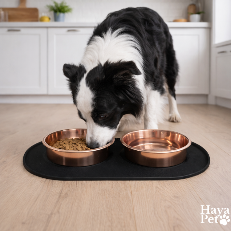 Dubbele Hondenvoerbak Met Twee Uitneembare Bakken