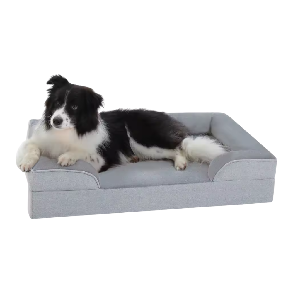Honden Orthopedisch Bed | Wasbare Corduroy Bank
