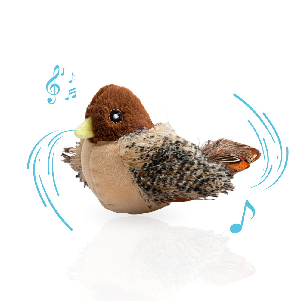 Interactief Kattenspeeltje Bewegend & Tjilpend Speeltje, Usb Oplaadbaar