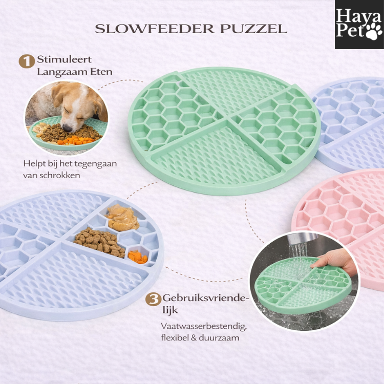 Interactieve Voerpuzzel Voor Honden Met Zuignappen