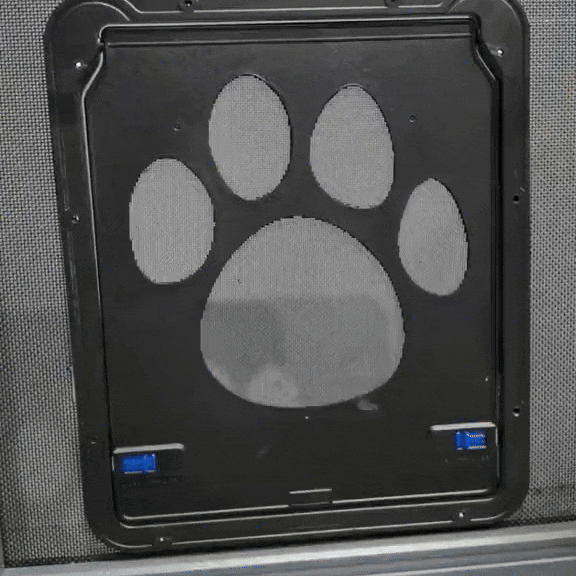 Magnetisch Kattenluik voor Schuifhorren Zelfsluitend Luik met Insectenstop