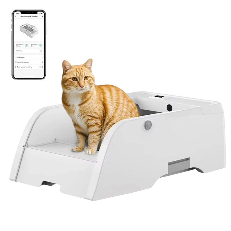 Zelfreinigende Kattenbak Slimme Zelfreinigende Kattenbak Voor Hygiëne & Gemak