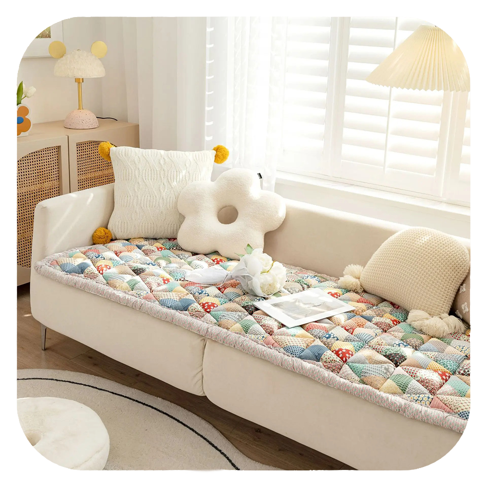 Wasbare Bankbeschermer Quilted Bankhoes Tegen Krassen & Vlekken