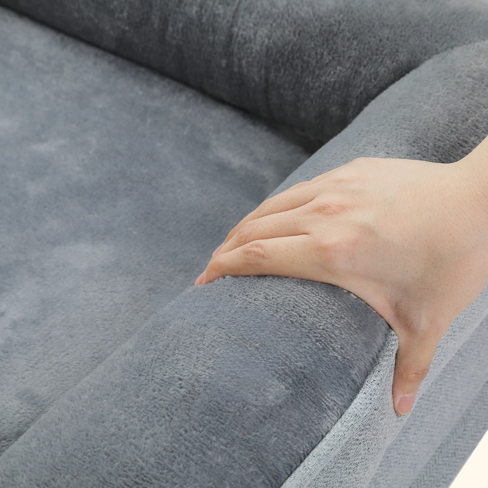 Honden Orthopedisch Bed | Wasbare Corduroy Bank