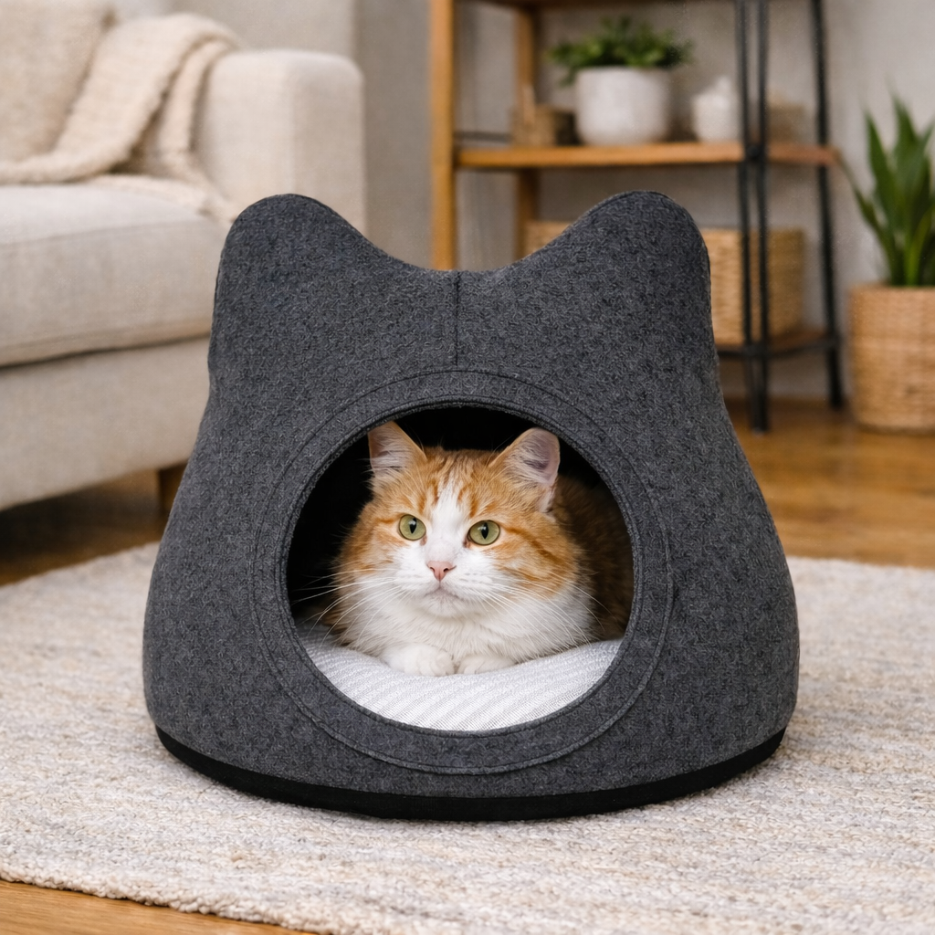 Cat Indoor Bed | Anthracite