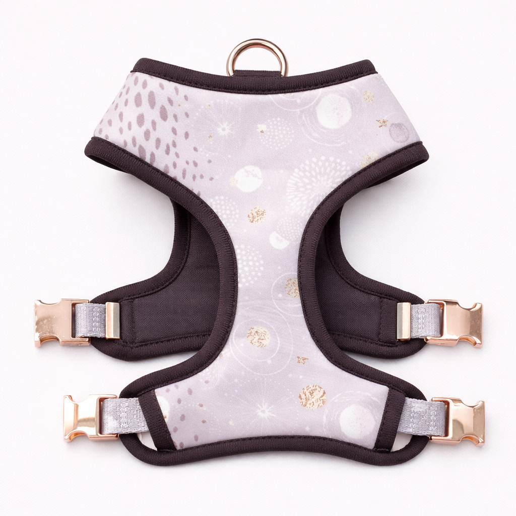 Dog Cosmic Print Harness | Adjustable