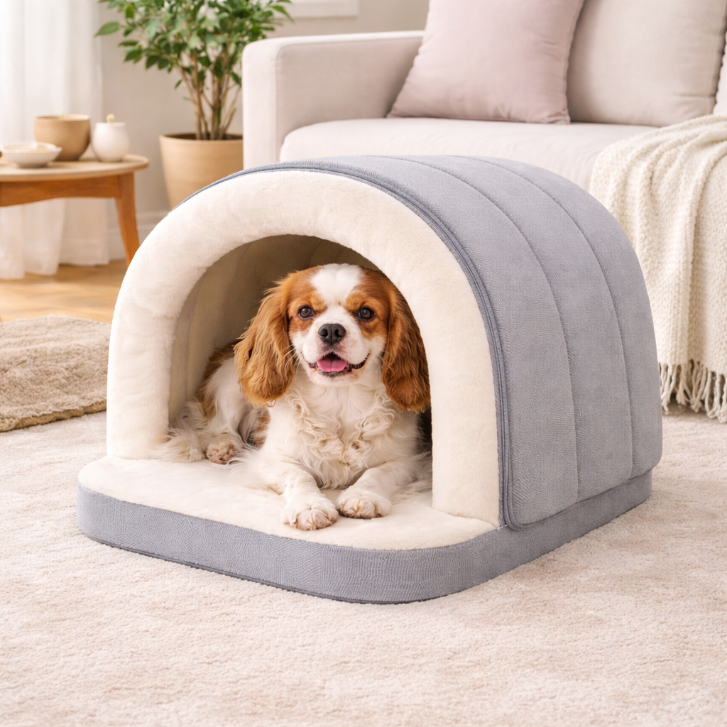 Dog And Cat House | Soft Sleeping Basket