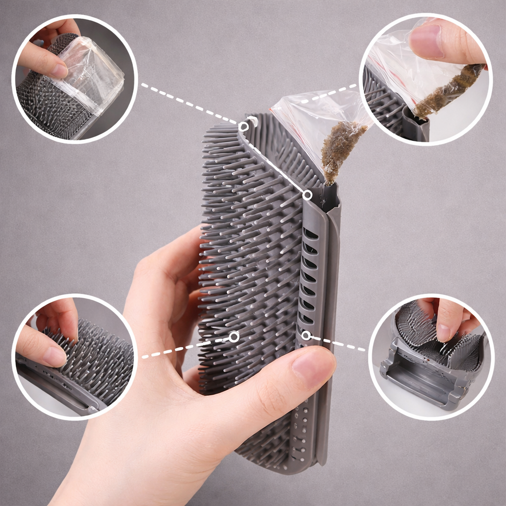 Multifunctionele Vachtborstel Voor Huisdieren