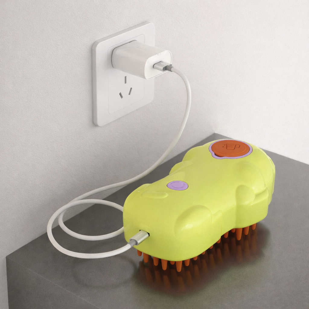 Borstel Met Sprayfunctie Voor Honden En Katten