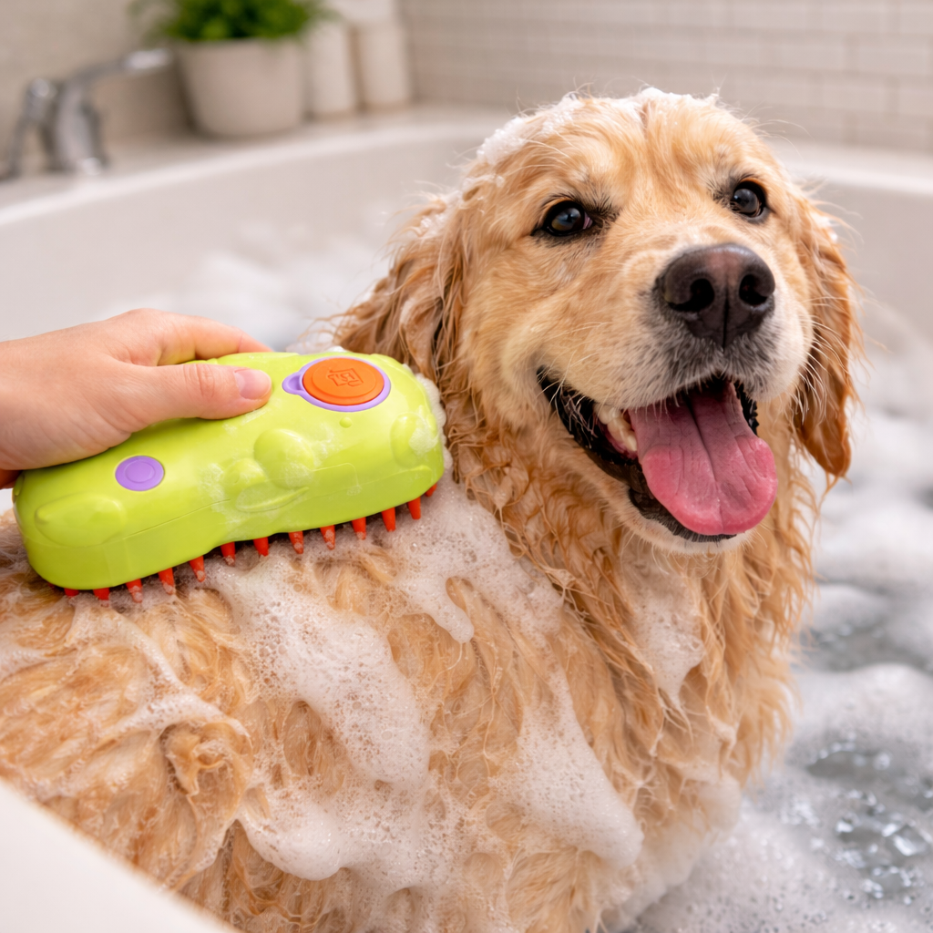 Borstel Met Sprayfunctie Voor Honden En Katten