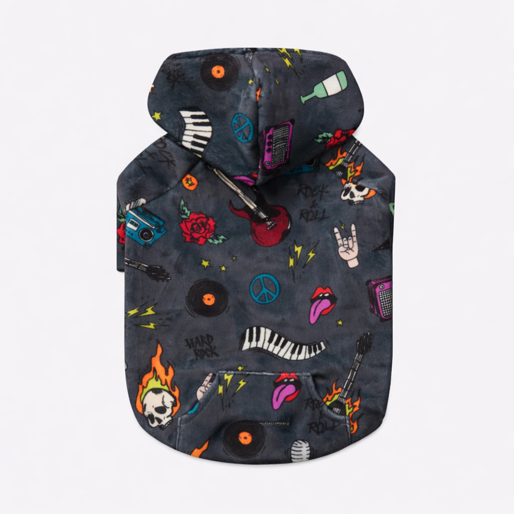 Hondenhoodie Met Retro Design