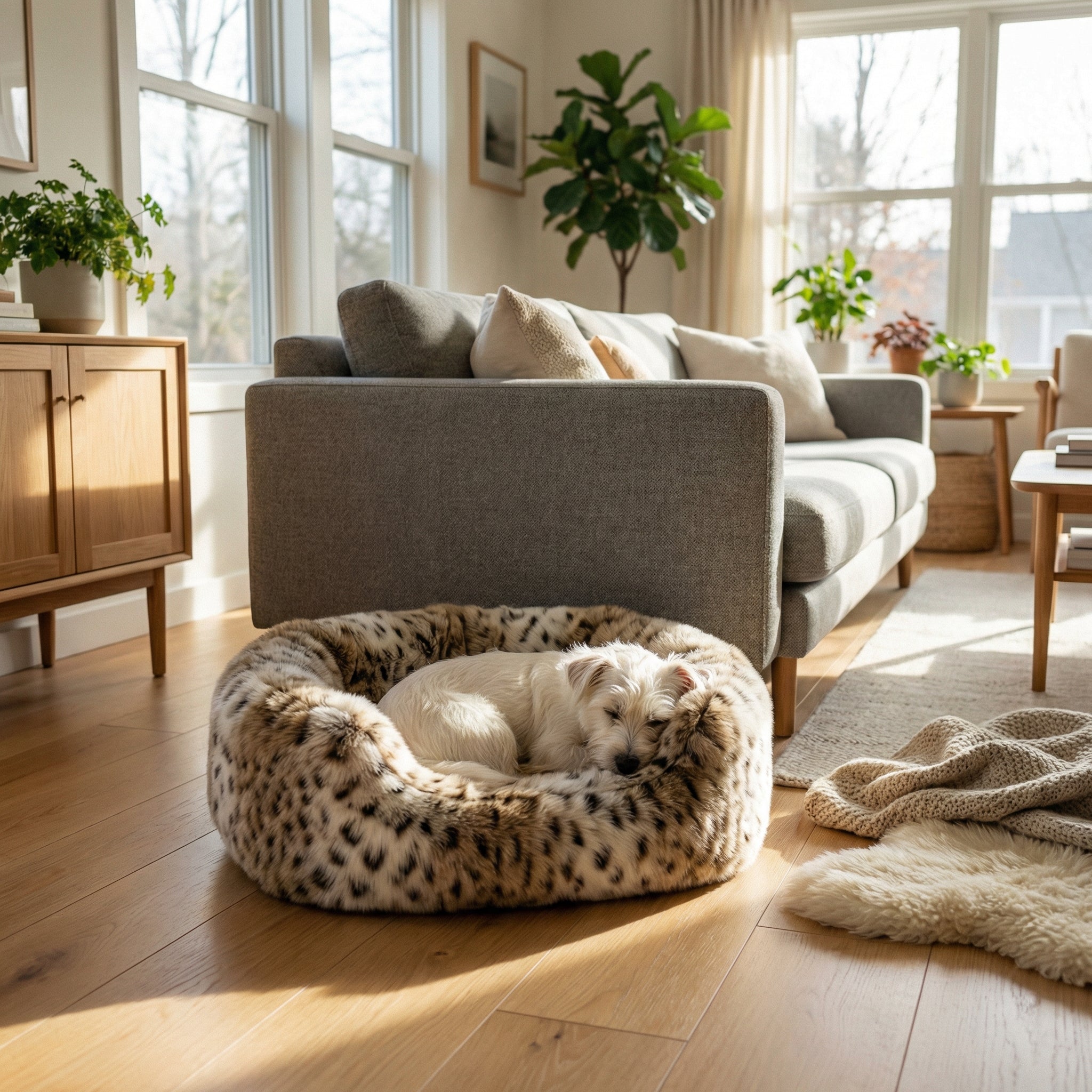 Lynx Cuddle Cup Hondenbed