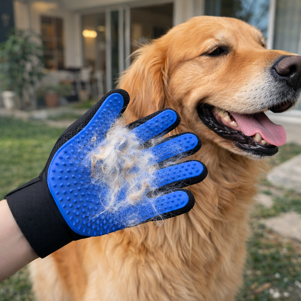 Silicone Grooming Glove For Dogs And Cats