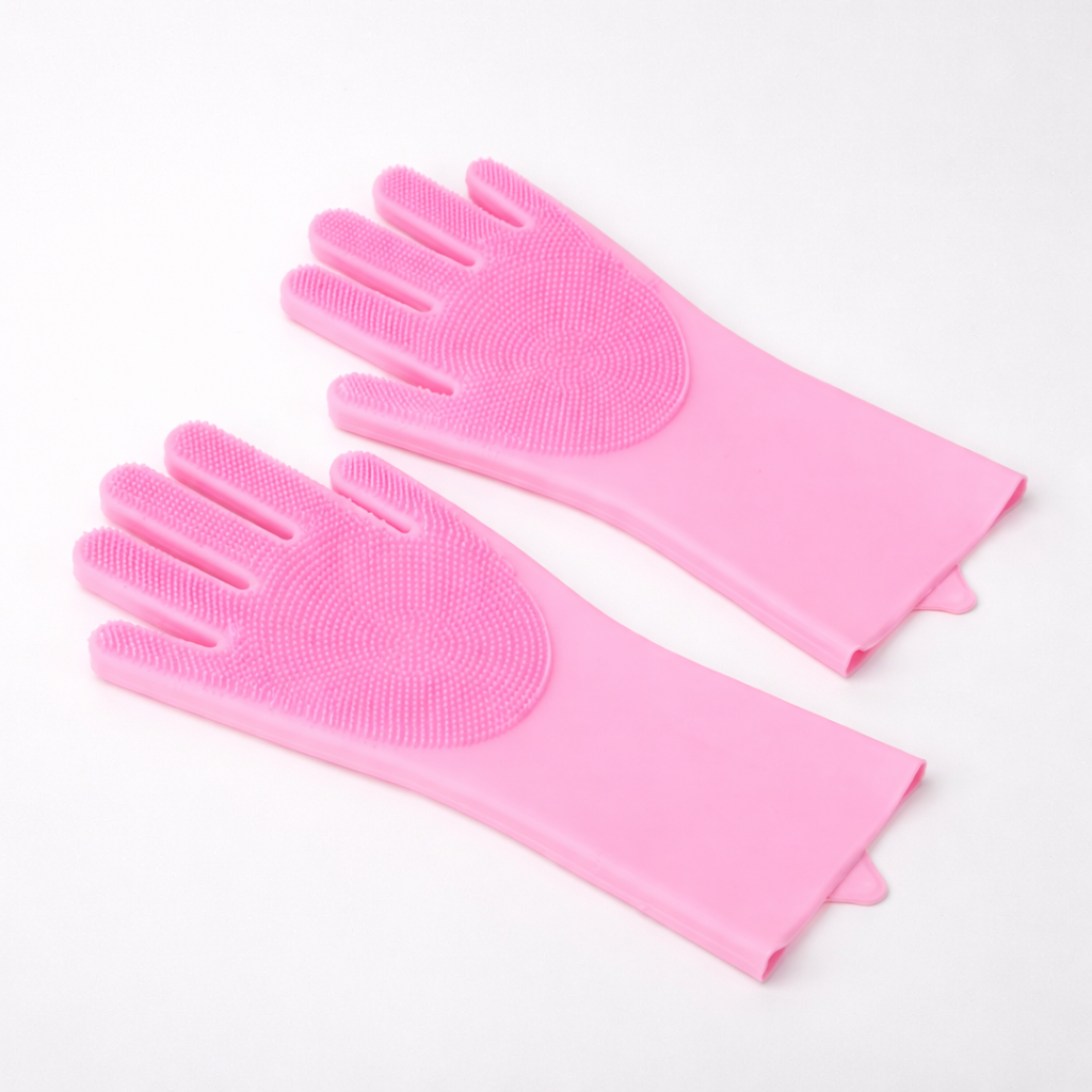 Silicone Brush Glove For Dogs And Cats