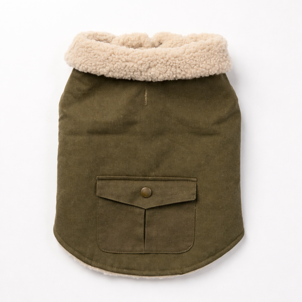 Green Outdoor Jacket for Dogs