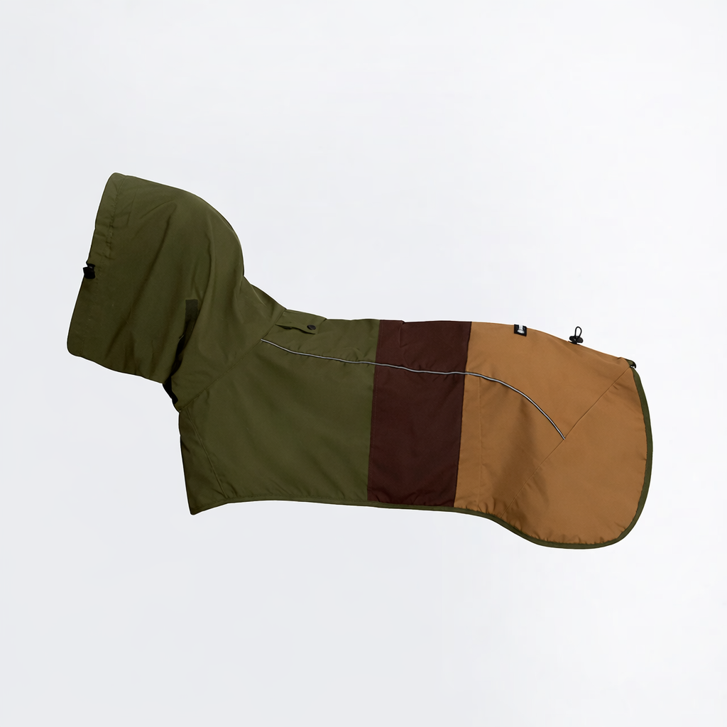 Practical Dog Rain Jacket with Protective Neck Collar