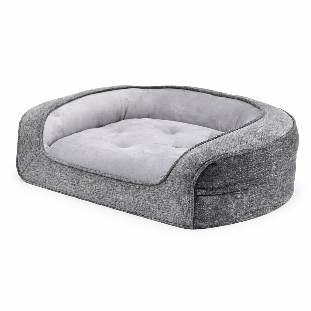 Dog Cushion Bed | Grey