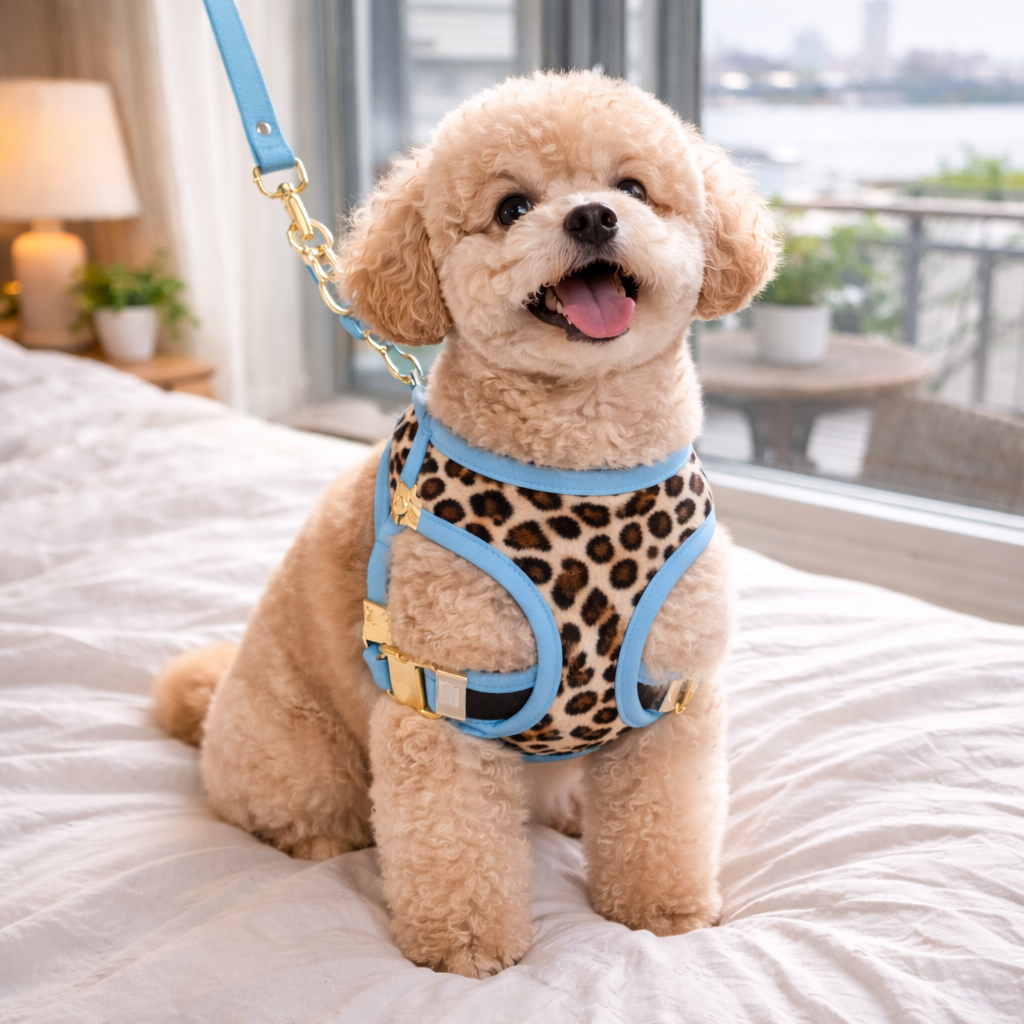 Dog Exotic Print Reversible Harness | Adjustable