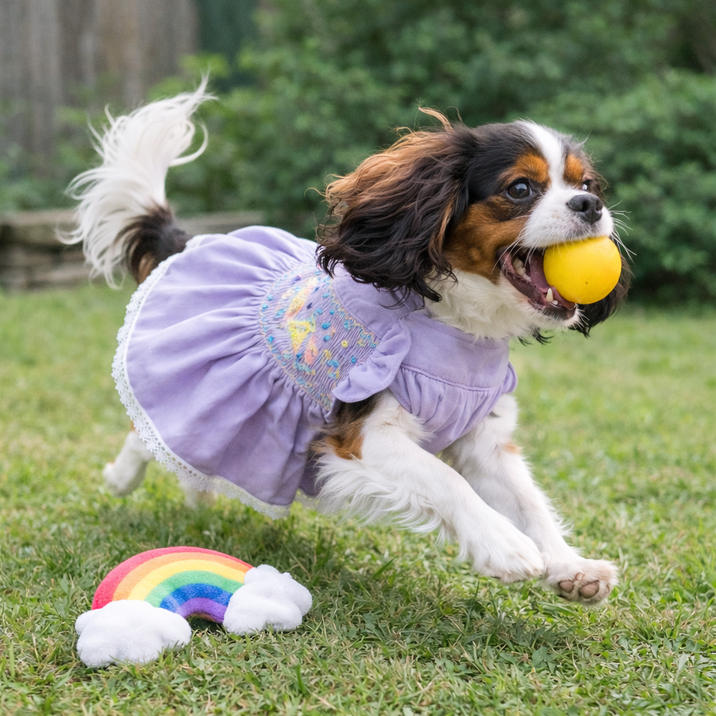 Dog Birthday Smocked Dress | Party Style