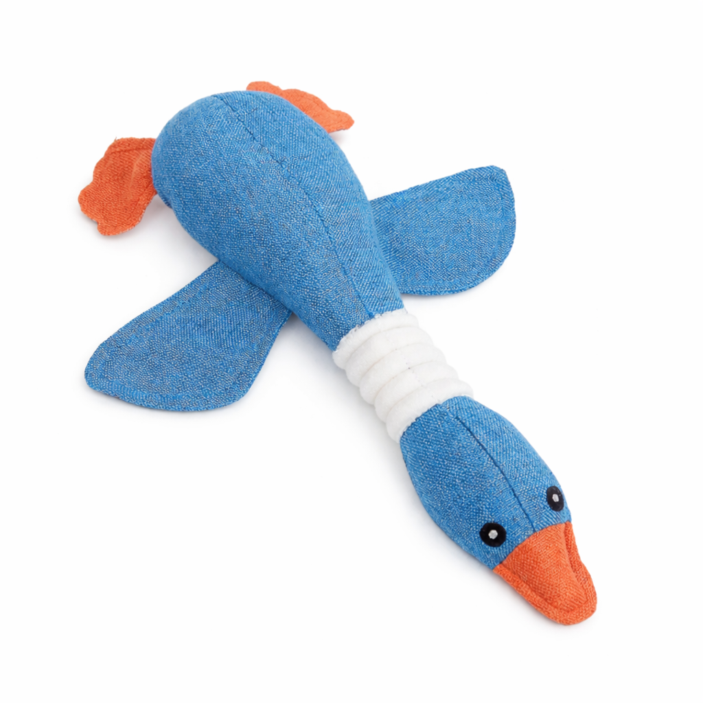 Plush Goose Toy with Squeaker for Dogs