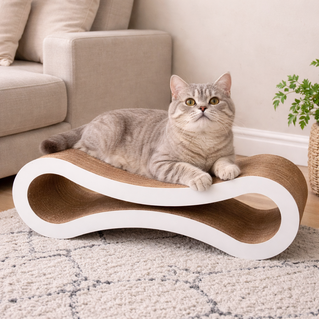 Katten Krabmeubel Lounge | Wit