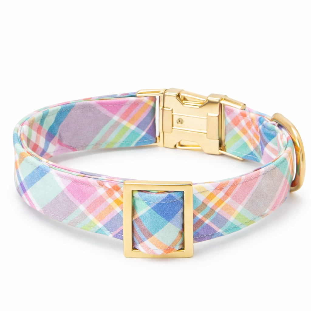 Hondenhalsband Met Ruitpatroon