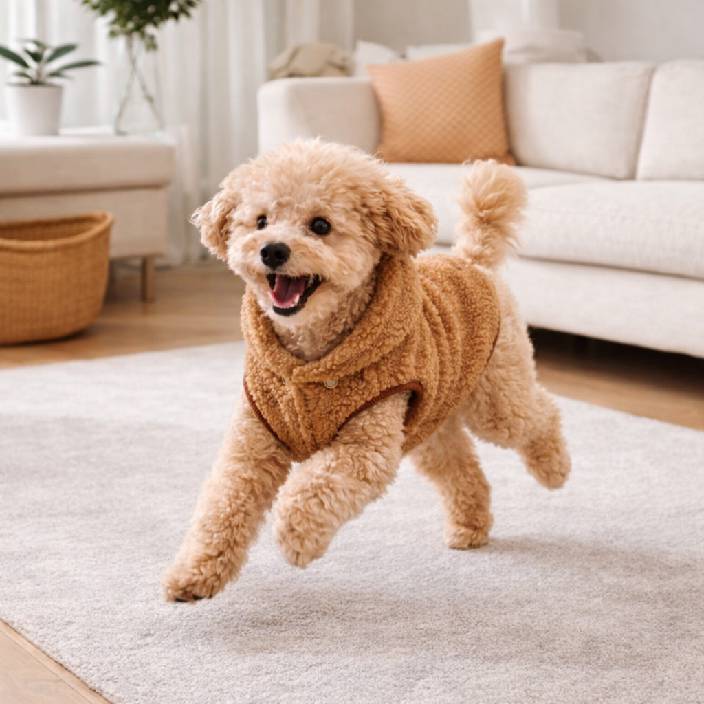 Brown Dog Jacket for Cooler Days