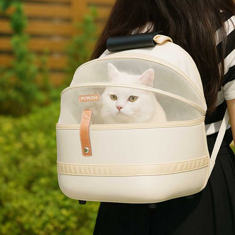 Huisdier Reismand Voor Huisdieren 90° Open Ontwerp & Ademend Gaas