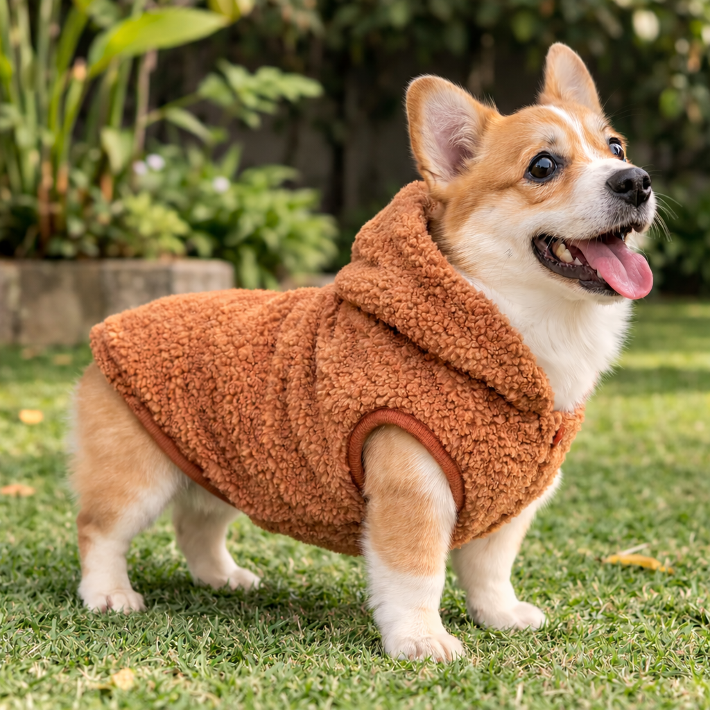 Brown Dog Jacket for Cooler Days