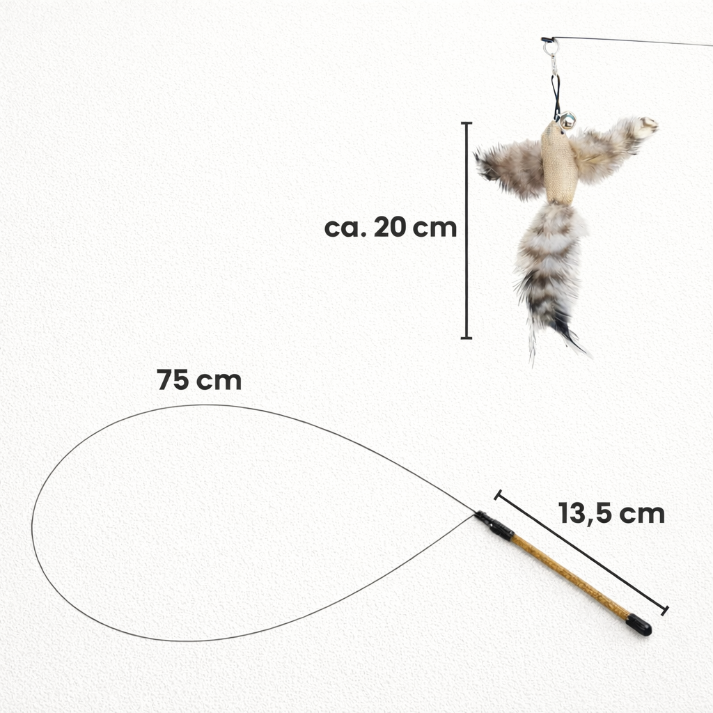 Interactive Bird Hunting Playset for Cats