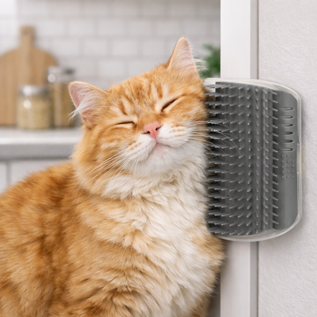 Katten Massageborstel Tegen Losse Haren