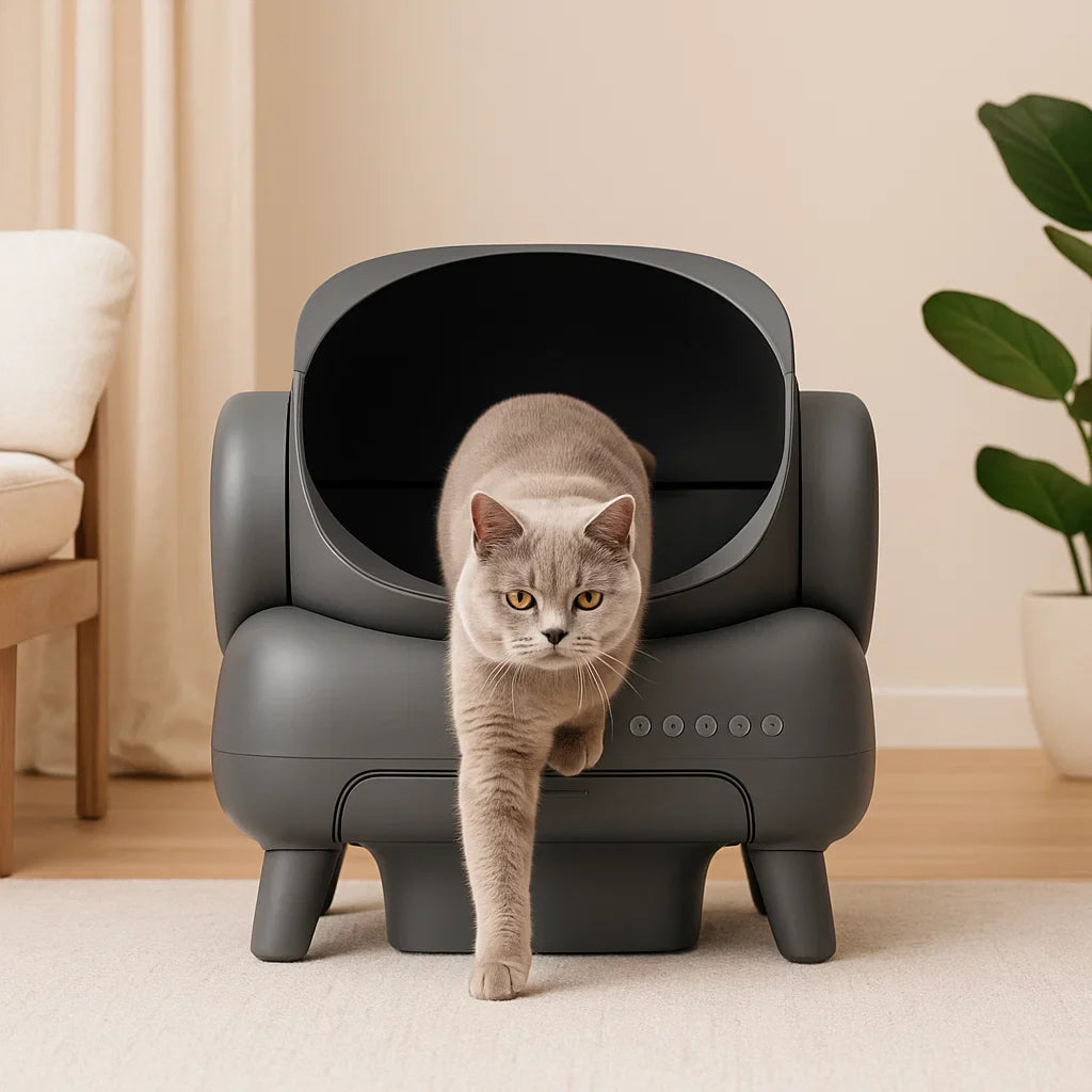 Automatische Kattenbak met Geurverwijdering en Appfunctie