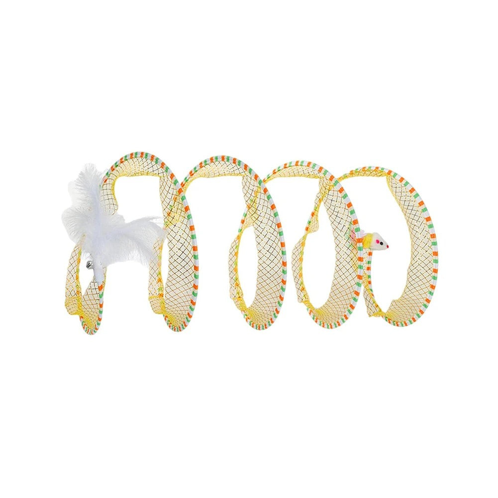 Spiraalvormig Speeltje Interactieve Kattentunnel Spiraalvormig Speelgoed Voor Katten