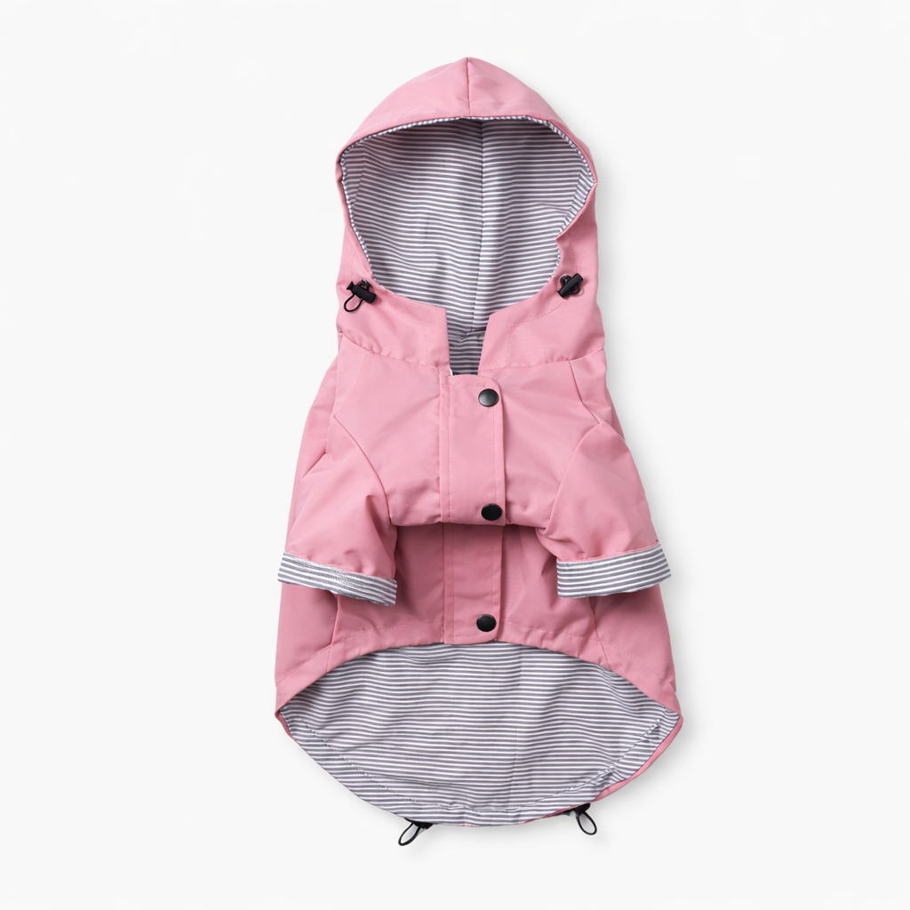 Practical Dog Rain Jacket with Hood