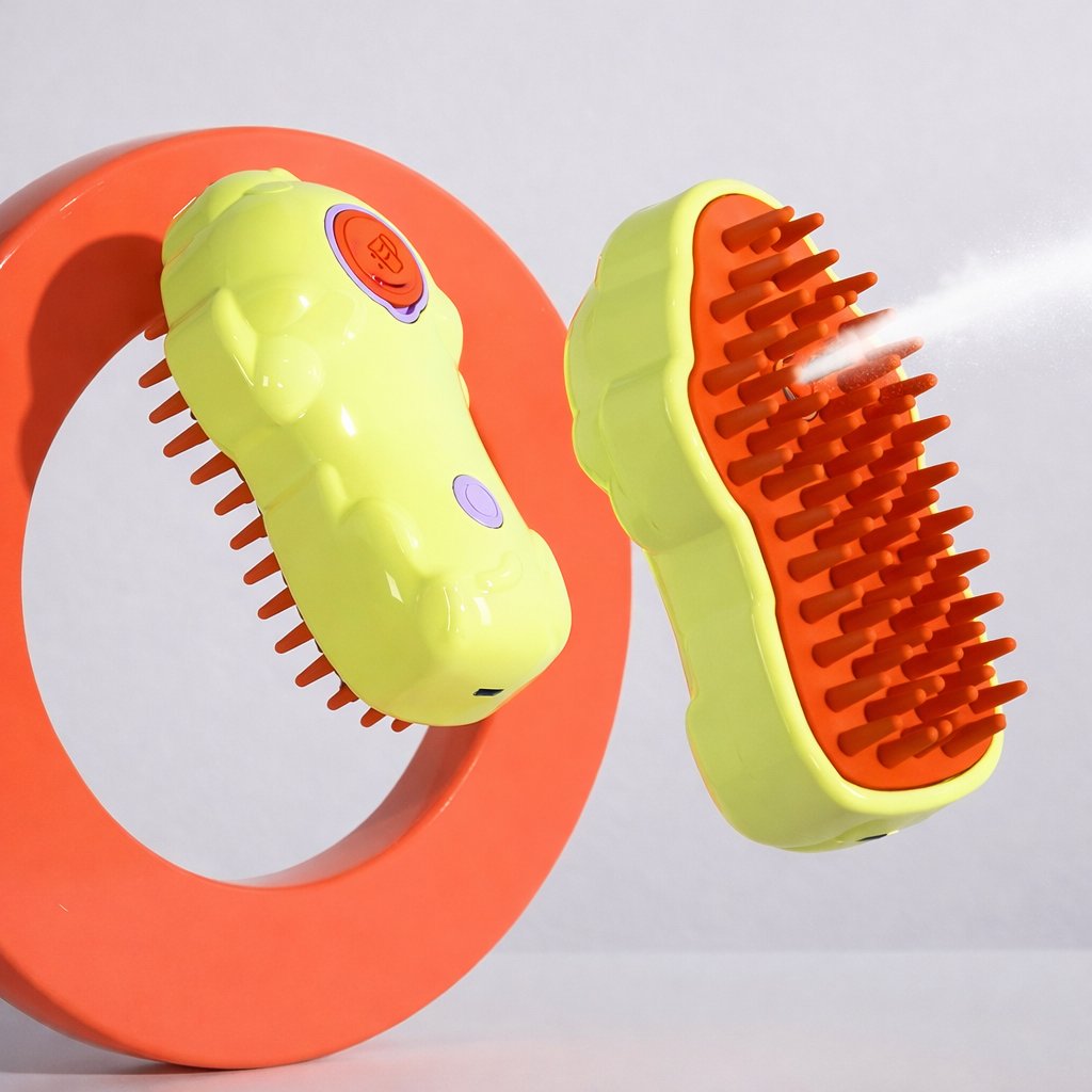 Borstel Met Sprayfunctie Voor Honden En Katten