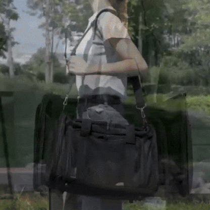 Airline Approved Dog Travel Bag Pet Carrier with Breathable Mesh