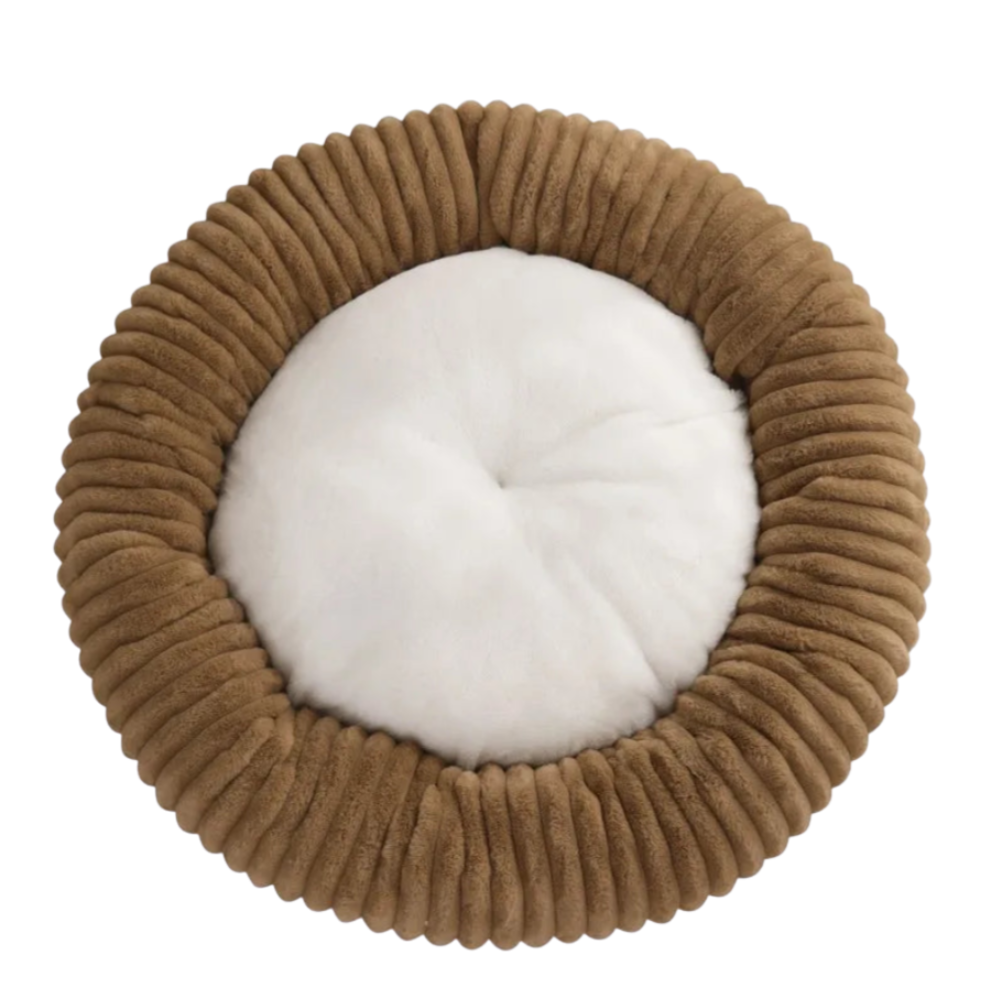 Zacht Pluche Honden- & Kattenbed | Warme Ronde Wasbare Mand