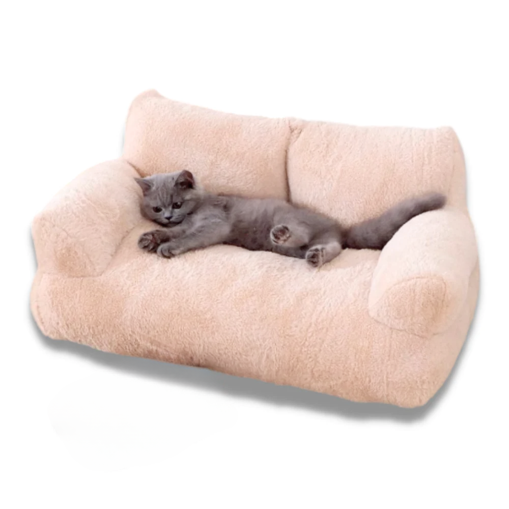 Knusse Dierenzetel Luxe Pluche Hondenbank & Kattenzetel Comfortabel Wasbaar Dierenbed