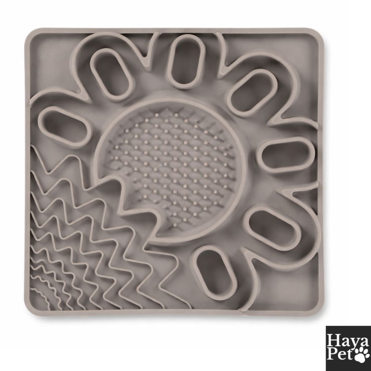 Vierkante Likmat Voor Honden Met Opstaande Rand