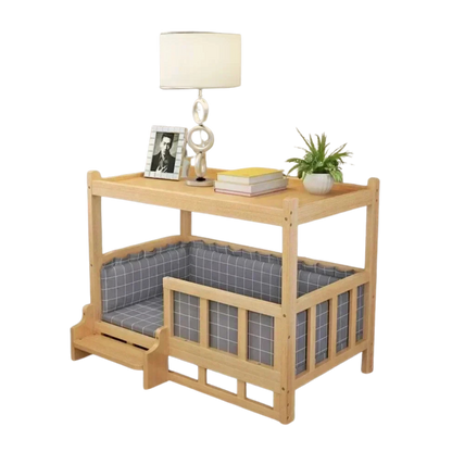 Honden Verhoogd Houten Bed | Wasbaar Schuim