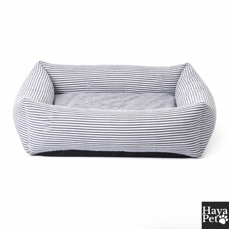Gestreept Nestbed Voor Honden Met Antislipbodem